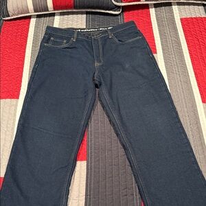 Smith’s work gear flannel lined blue denim jeans 36x30
